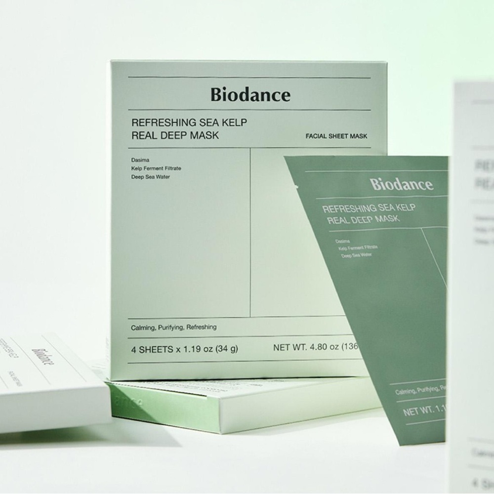 BIODANCE Refreshing Sea Kelp Real Deep Mask Sheet 4ea